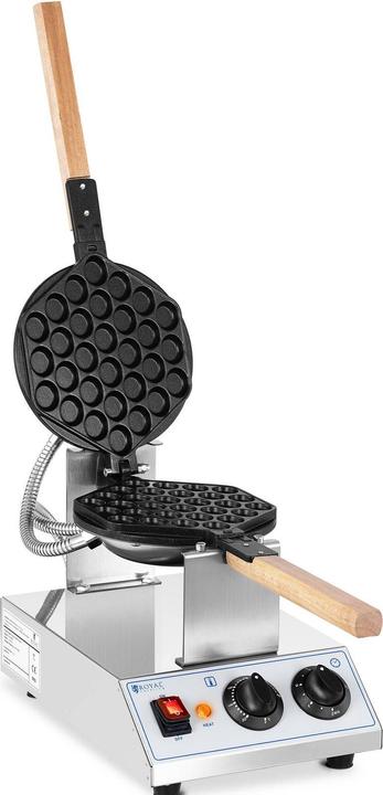 Produktbild Royal Catering Bubble Waffeleisen 1.415 W 250 °C Timer: 0 - 5 min Waffeleisen Waffelmaschine
