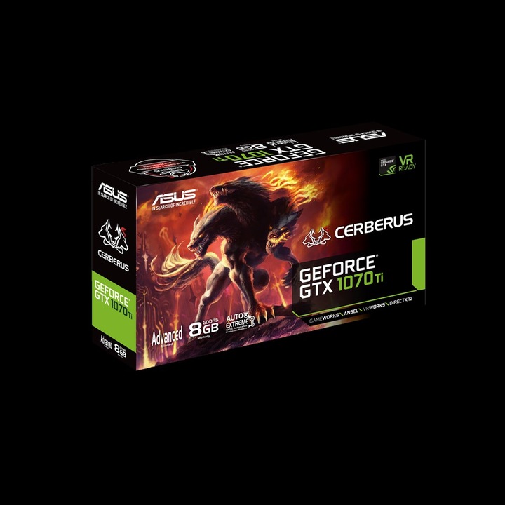 Actual product image ASUS GeForce CERBERUS GTX 1070TI A8G (8 GB)