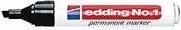 Produktbild Edding No.1 Permanent-Marker Schwarz Meissel (10x)