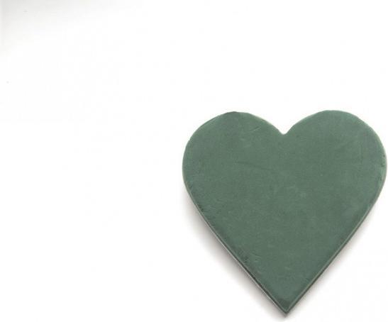 Glorex Steckherz für Frischblumen (30 cm)