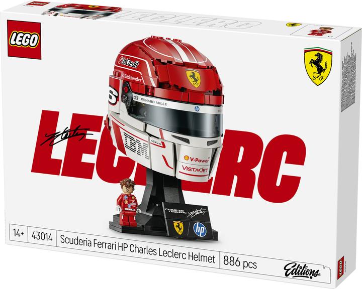 Image du produit LEGO Casque Ferrari HP Charles Leclerc (43014, LEGO Editions)