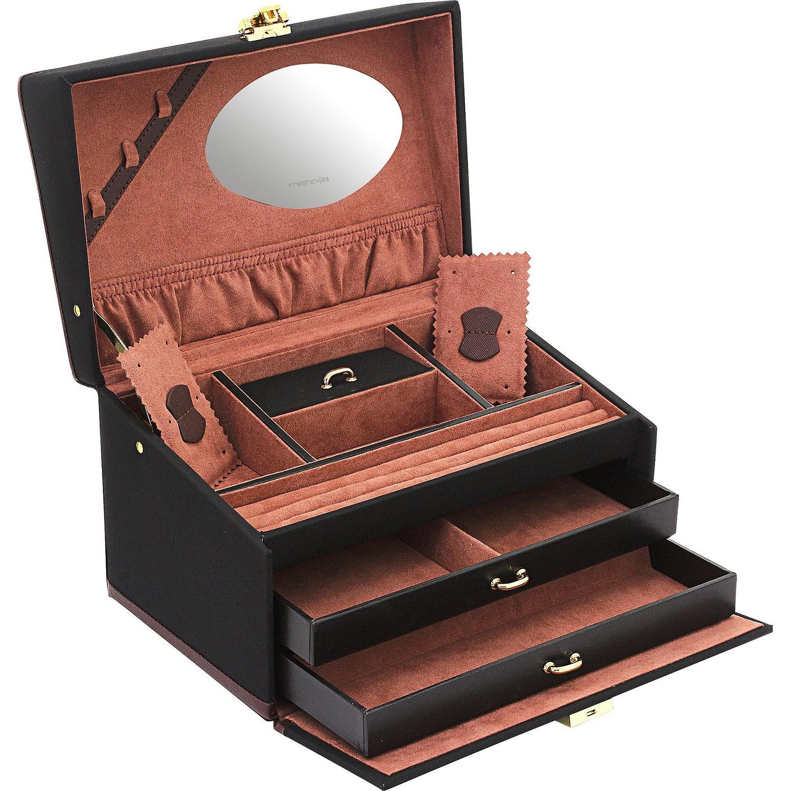 Thumbnail - Friedrich, Uhrenbox + Schmuckaufbewahrung, Copenhagen 2.0, Schwarz