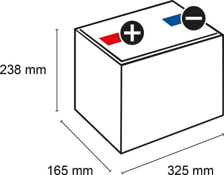 Produktbild Optima YellowTop YTS5.5L - 75Ah AGM (12 V, 75 Ah, 975 A)