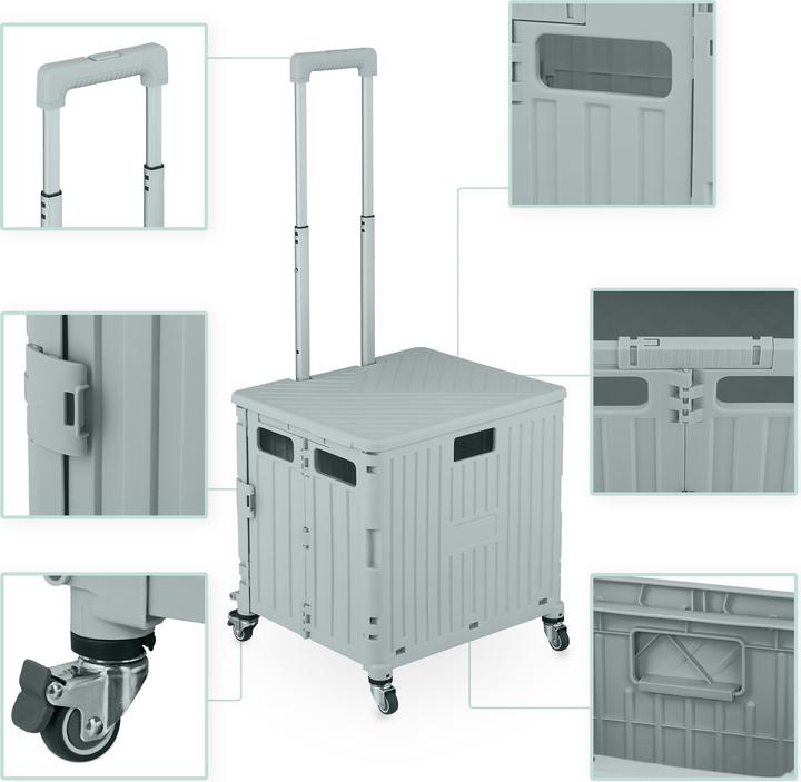 Produktbild Relaxdays Einkaufstrolley