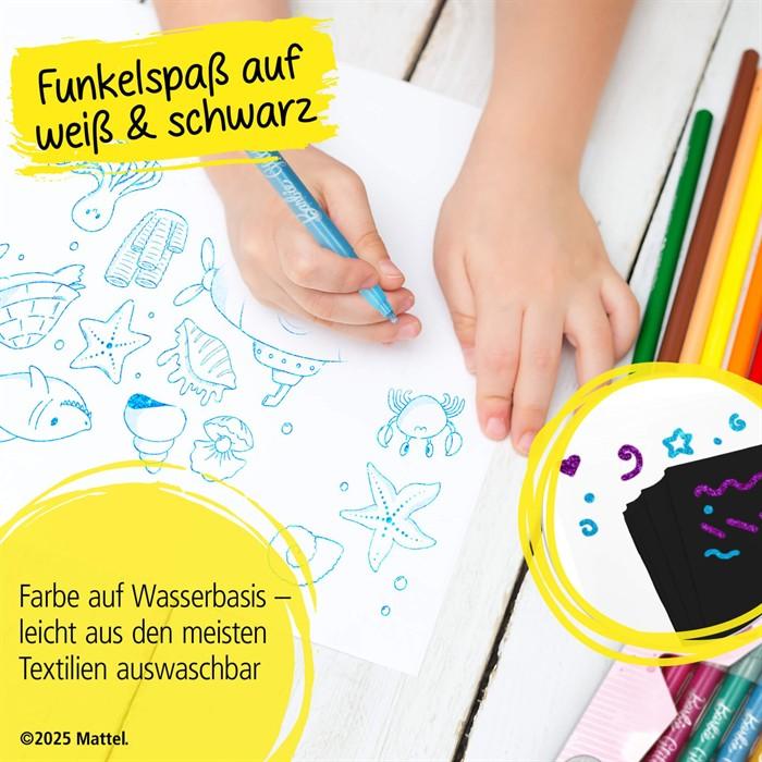 Online Glitzermarker Set Barbie 8 Farben im Etui, VE: 6