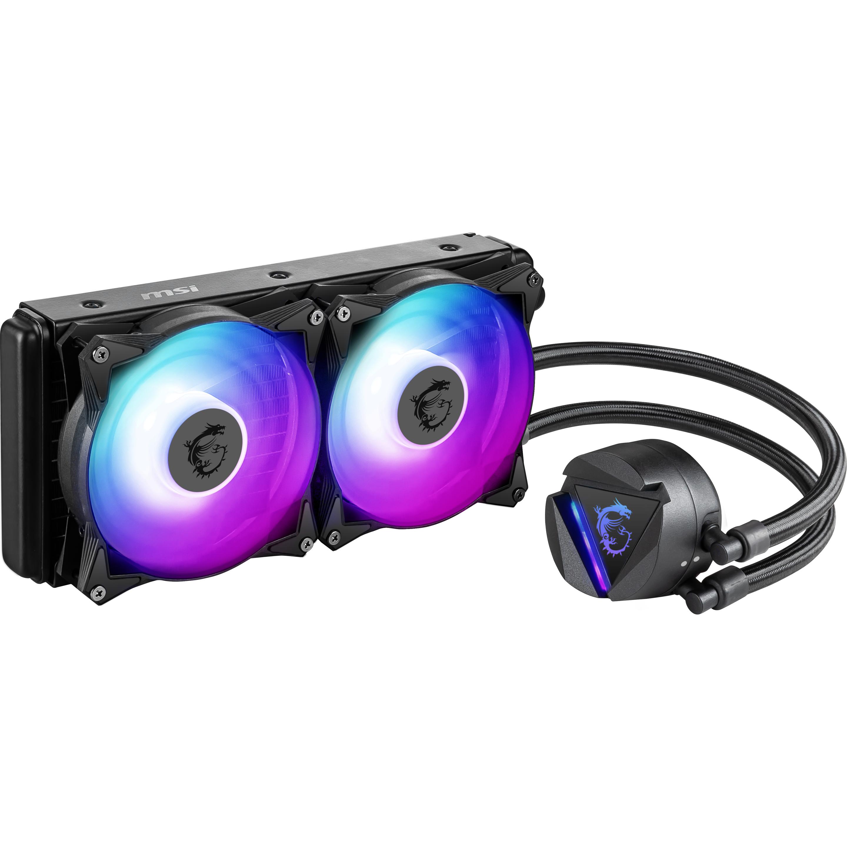 MSI MAG CoreLiquid 240R V2, CPU Wasserkühler, Schwarz