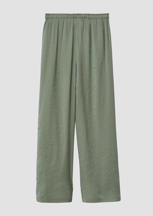 Actual product image S.Oliver Hose Glänzende Wide-Leg-Hose mit Elastikbund (170)