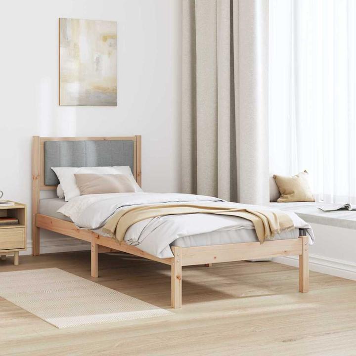 Image du produit vidaXL Holz-Bettgestell (75 x 190 cm)