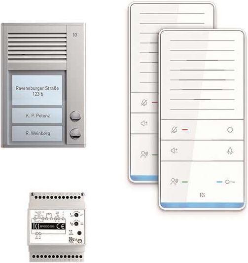 Produktbild TCS Audio-Sprechanlagen-Set Aufputz für 1 Wohneinheit