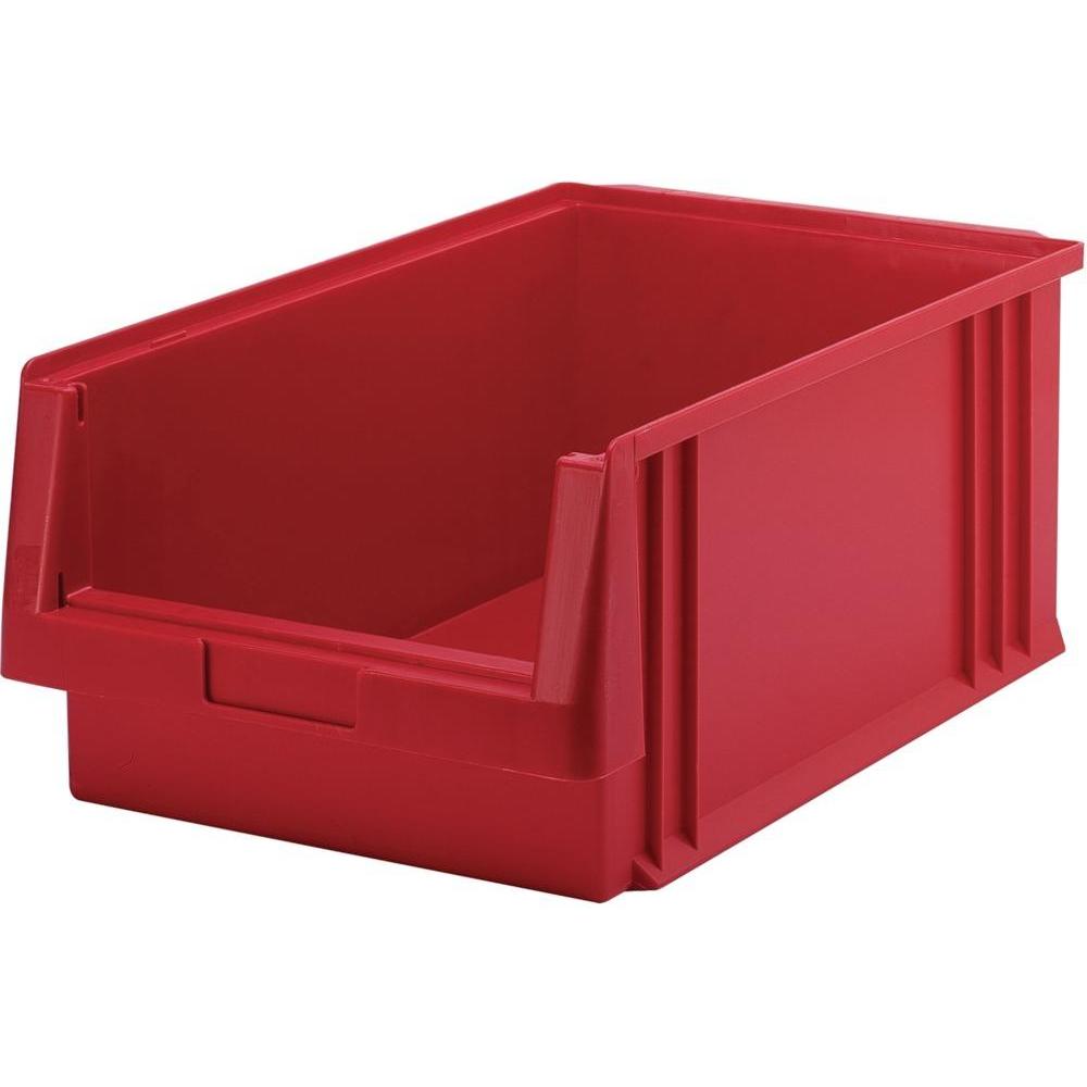 LA-KA-PE, Lagerbehälter, Sichtlagerkasten PLK L500xB315xH200mm PP rot
