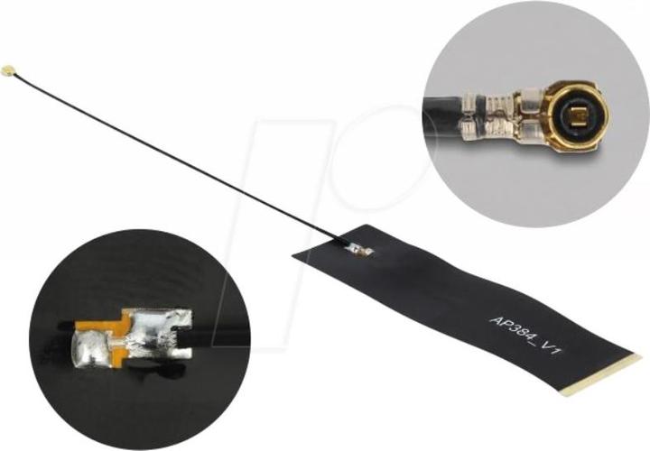 Actual product image Delock LoRa antenna 863 - 928 MHz 4 MHF (GSM, Lora)