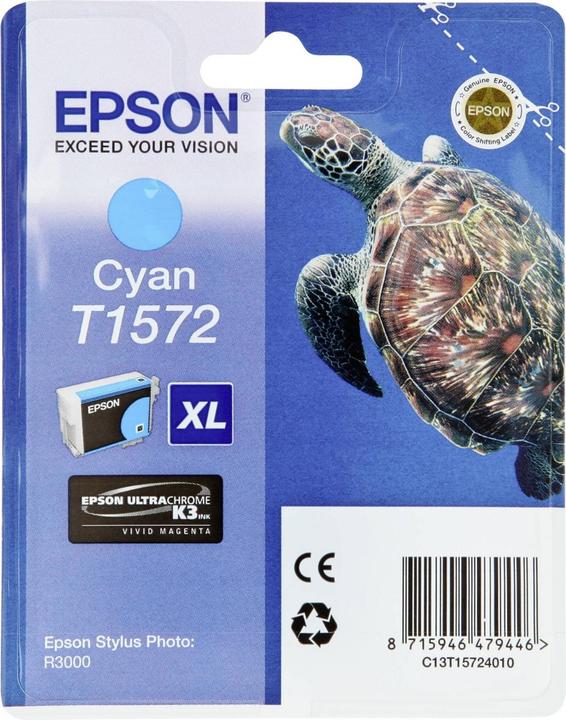Produktbild Epson T1572 Ultra Chrome K3 (C)