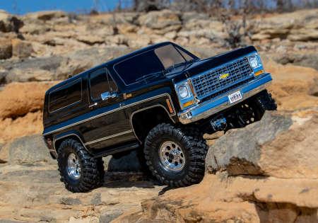 Actual product image Traxxas TRX-4 79 Chevy Blazer black 1/10 Crawler RTR Brushed, clipless, without battery and charger (RTR Ready-to-Run)