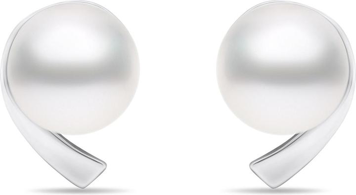 Immagine prodotto Brilio Argento - Orecchini minimalisti in argento con perle autentiche EA595W
