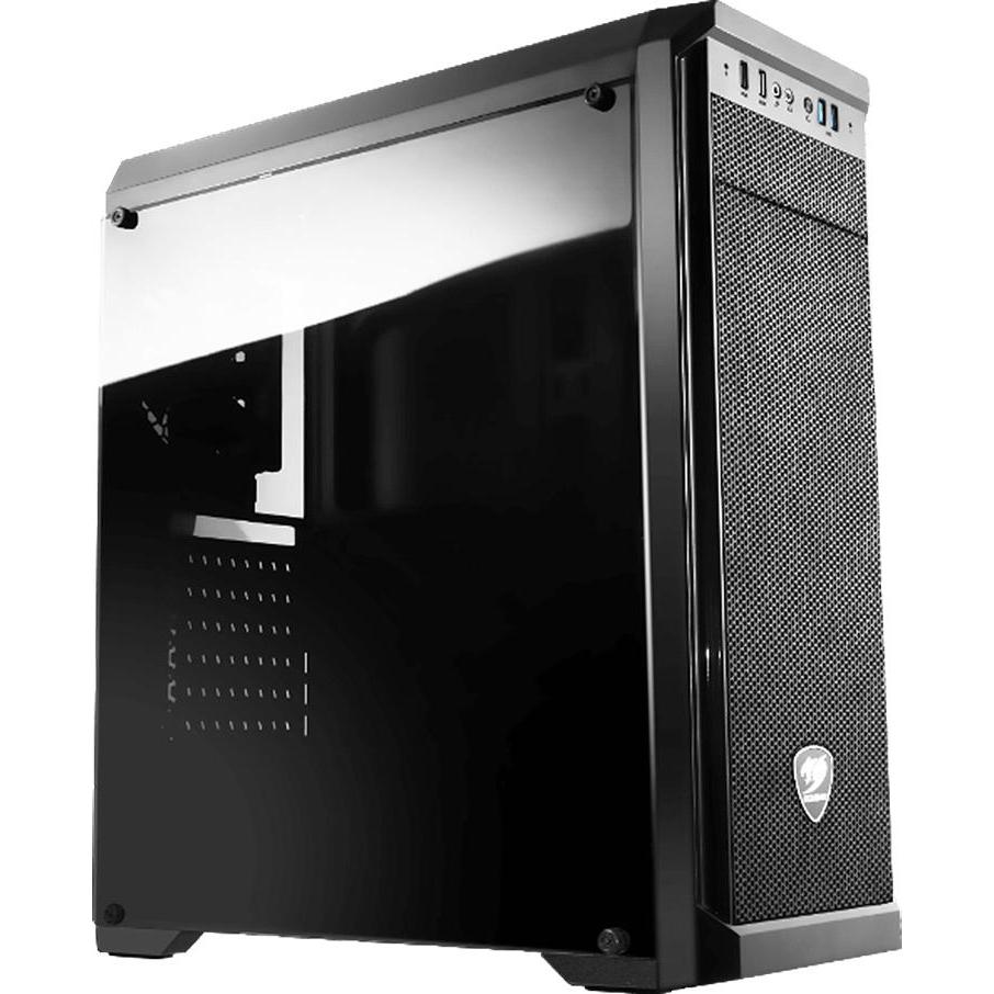 Thumbnail - Cougar MX330-G Tempered Glass Midi-Tower (ATX, mATX, Mini-ITX), PC Gehäuse, Schwarz