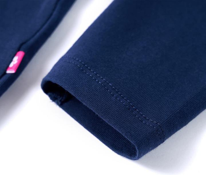 Immagine prodotto vidaXL Camicia da bambino a maniche lunghe blu navy 92,Materiale: 95 % cotone (92)