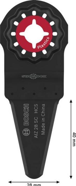 Immagine prodotto Bosch Professional Zubehör AIZ 28 SC Universalfugenschneider für Multifunktionswerkzeuge, 10-tlg.