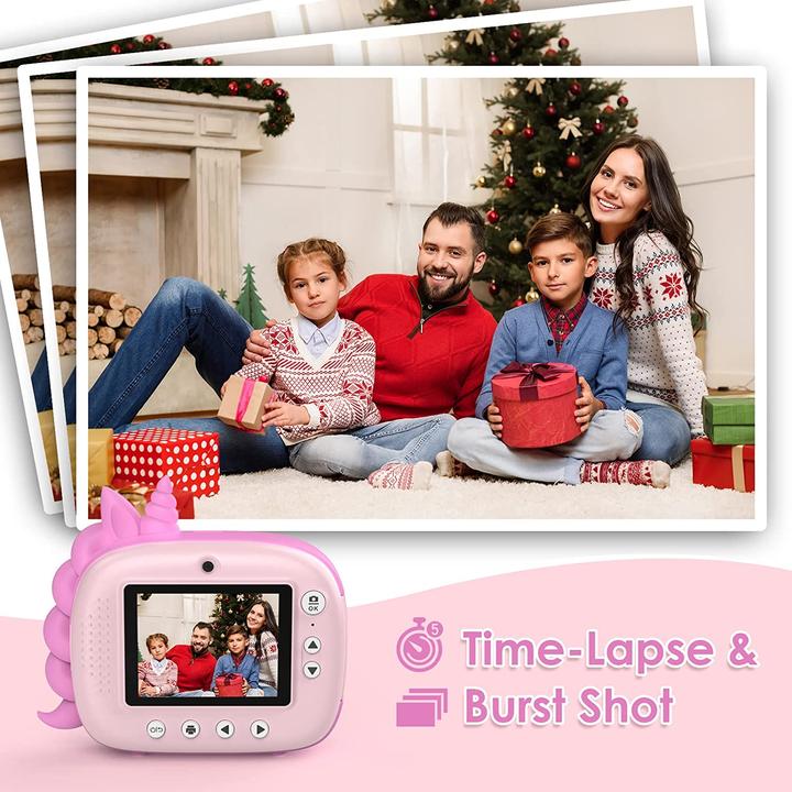 Immagine prodotto HiMont Macchina fotografica istantanea per bambini, rosa