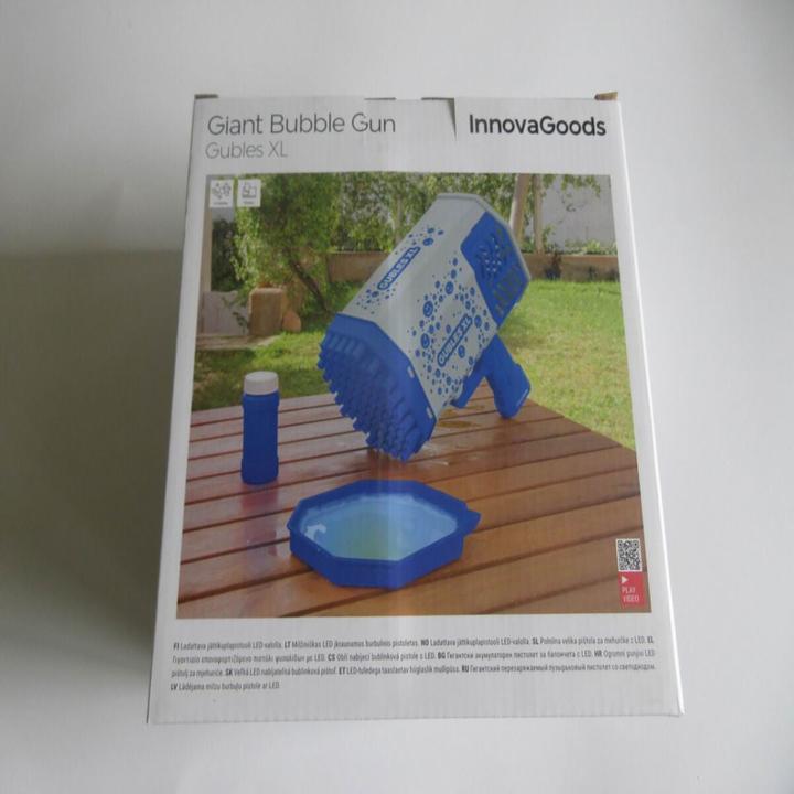 Actual product image InnovaGoods Giant bubble gun with LED Gubles XL