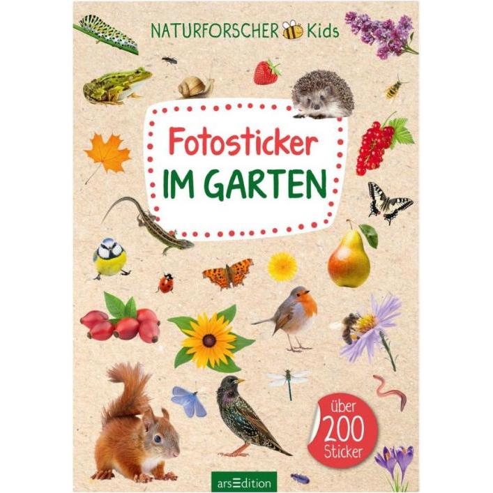 Ars Edition, Sticker, Stickerheft - Naturforscher-Kids (Garten)