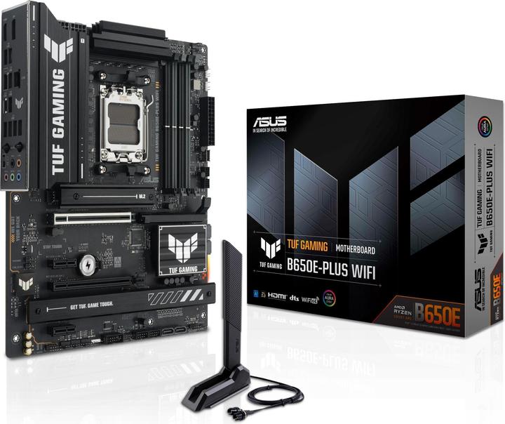 Actual product image ASUS MB TUF GAMING B650E-PLUS WIFI (AM5, AMD B650E, ATX)