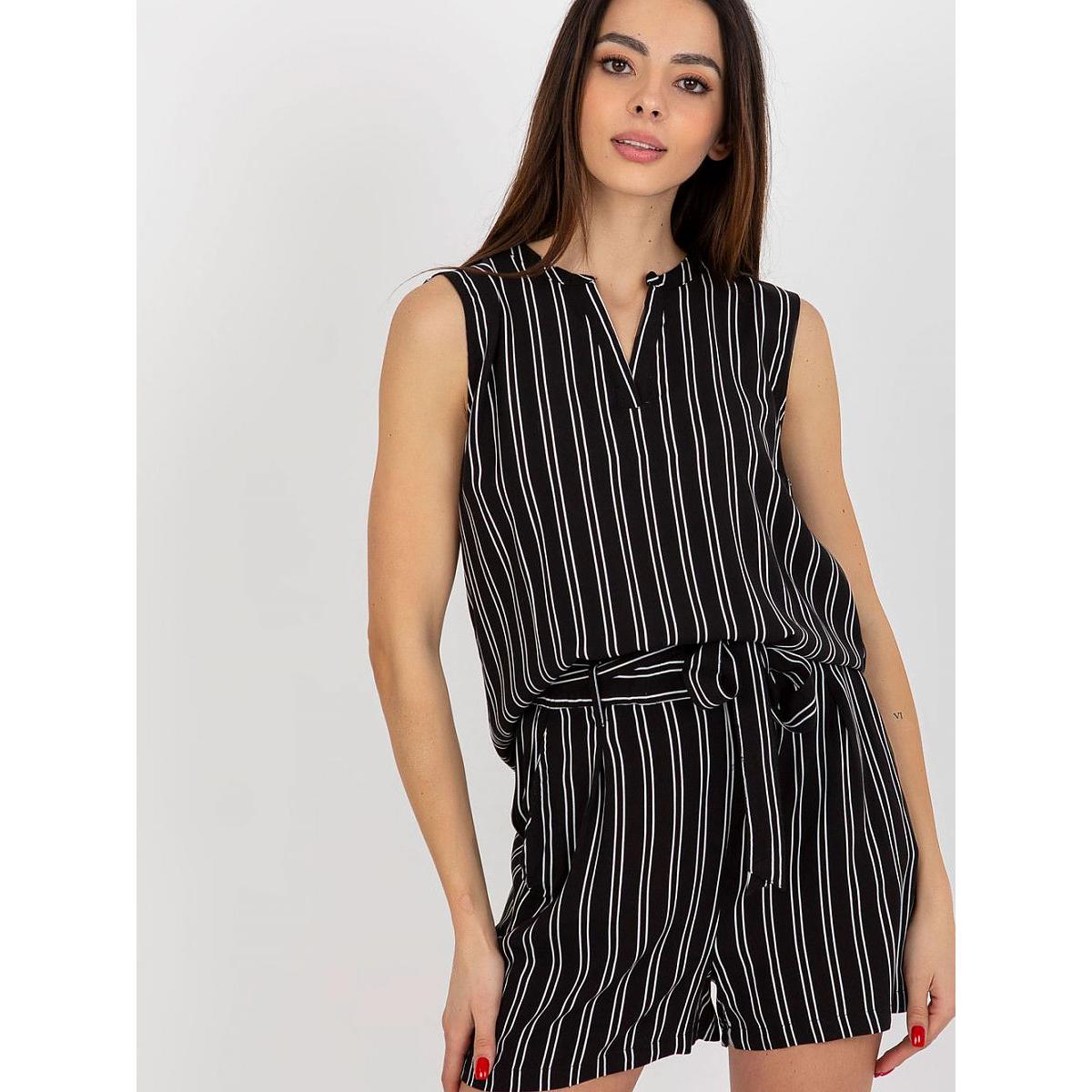 Fresh Made, Bluse, Bluse, Schwarz, (XXL)