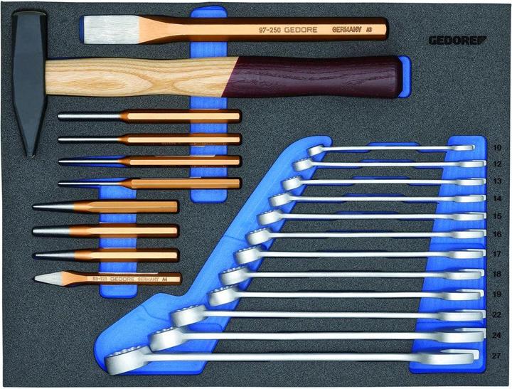 Actual product image Gedore 1110 CTB2-01 Tool assortment in CT module 22 pcs.