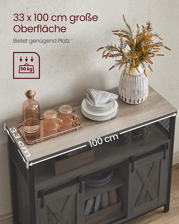 Image du produit Vasagle Sidey (100 x 33 x 80 cm)