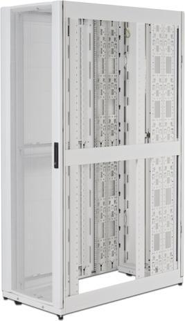 Actual product image APC NetShelter SX 48U 750mm Wide x 1070mm Deep Enclosure with Sides SE White (48 RU, 19 inch rack)