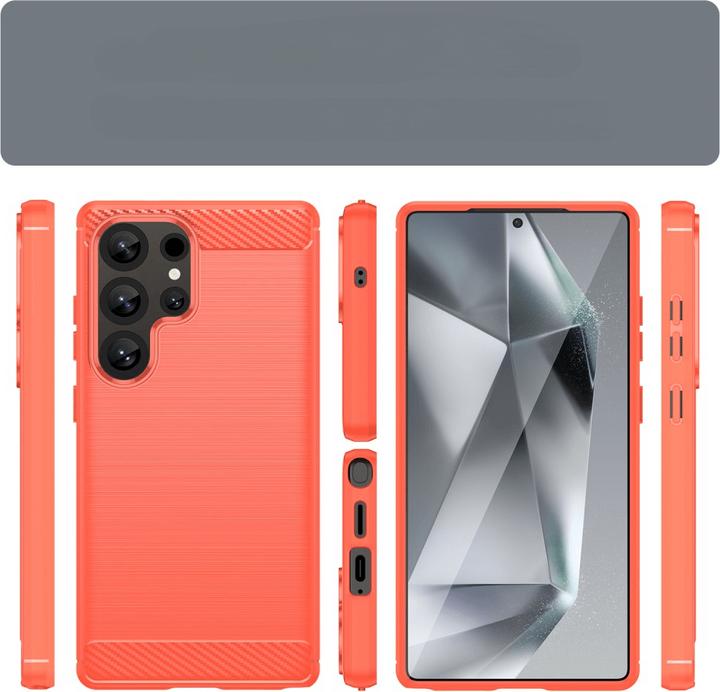 Immagine prodotto Cover-Discount Galaxy S25 Ultra - Metall Carbon Look Hülle (Samsung Galaxy S25 Ultra)