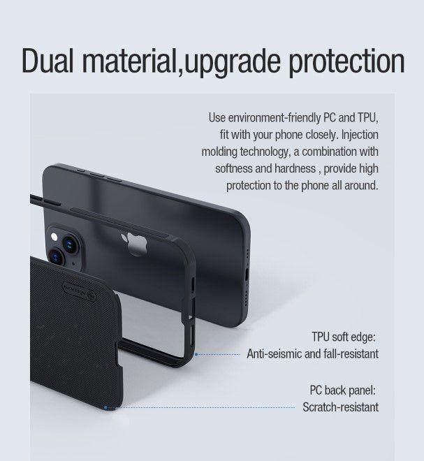 Actual product image Nillkin Super Frosted Shield MagSafe Series Cover (Apple iPhone 15)