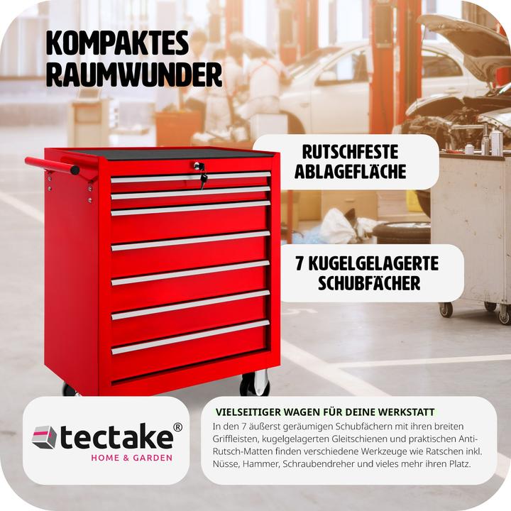 Image du produit tectake Chariot à outils (1 x)
