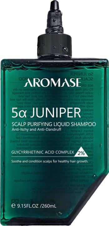 Actual product image Aromase - 5α Juniper Scalp Purifying Liquid Shampoo (Liquid shampoo, 260 ml)