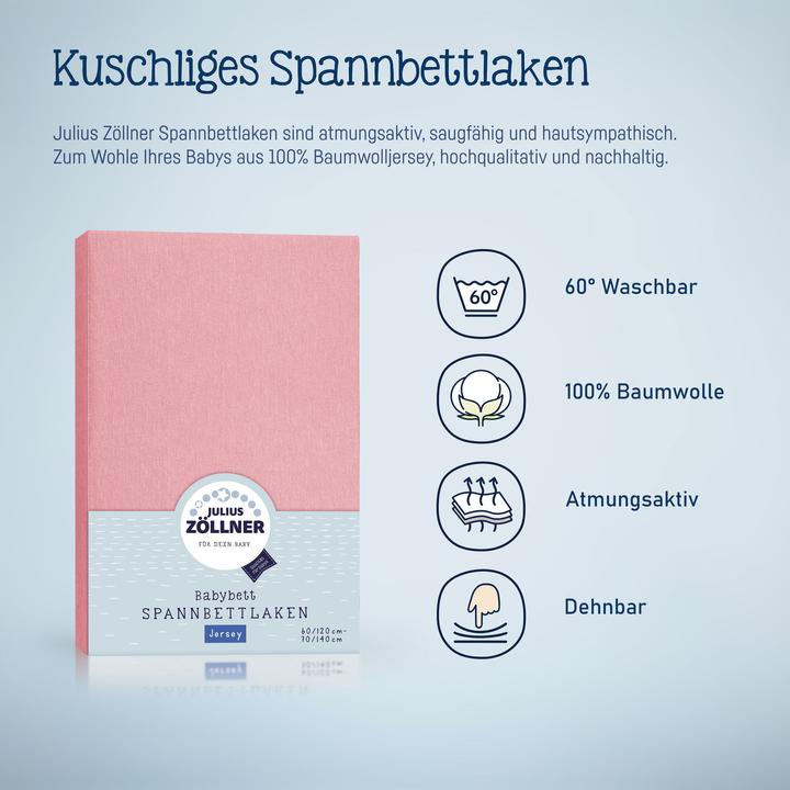 Produktbild Julius Zöllner Jersey Blush (70 x 140 cm)