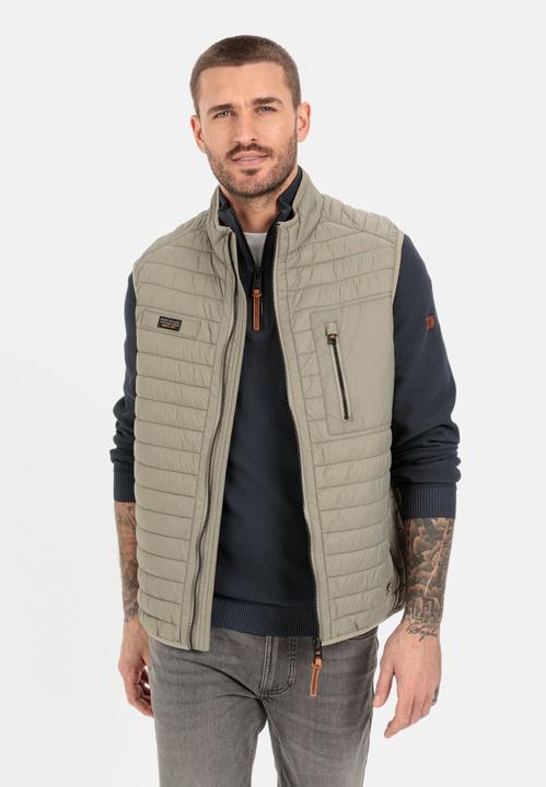 Actual product image Camel Active Lightweight quilted gilet made from recycled polyamide (54)
