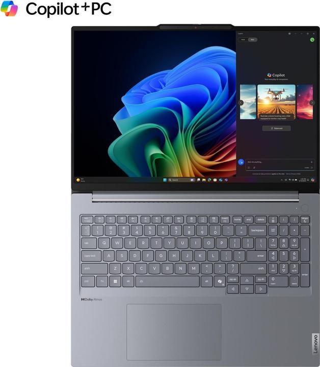 Produktbild Lenovo ThinkBook 16 Gen 7 (16", Snapdragon X Plus X1P-42-100, 16 GB, 512 GB, CH)