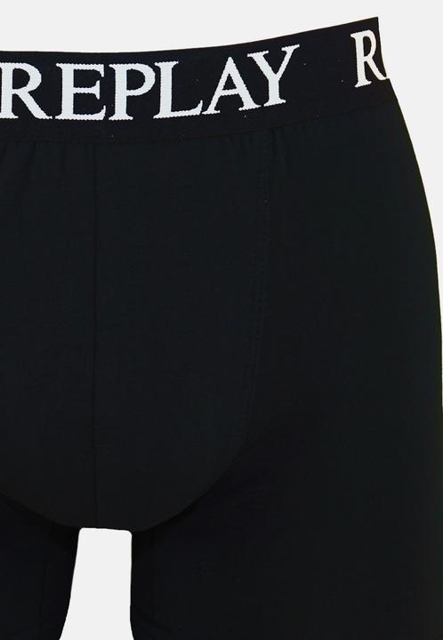 Produktbild Replay Trunk BOXER Style 01/C Basic Cuff Logo im 3er Pack (XL, 3er Pack)