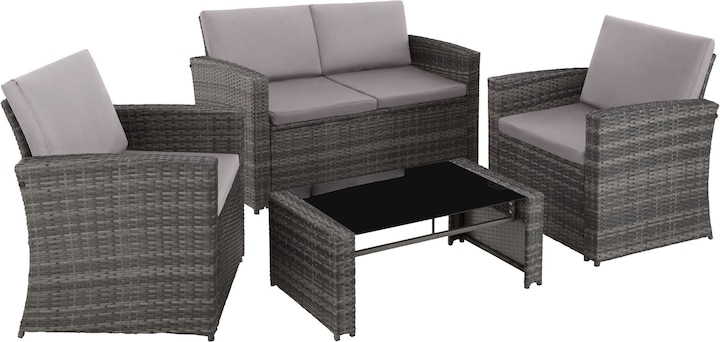 Immagine prodotto tectake Salottino in rattan Lucca