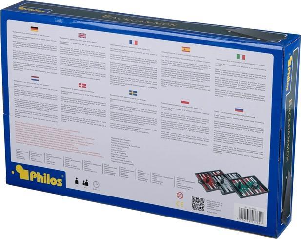 Actual product image Philos Backgammon green - medium - imitation leather (German, French, Italian, English)