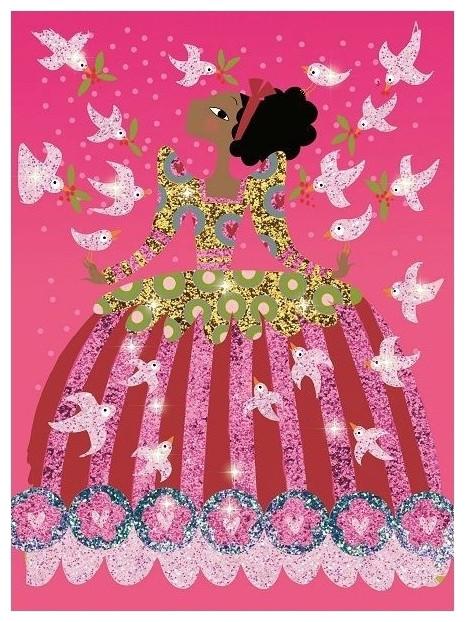 Produktbild Djeco Flitterbilder Glitzerkleid