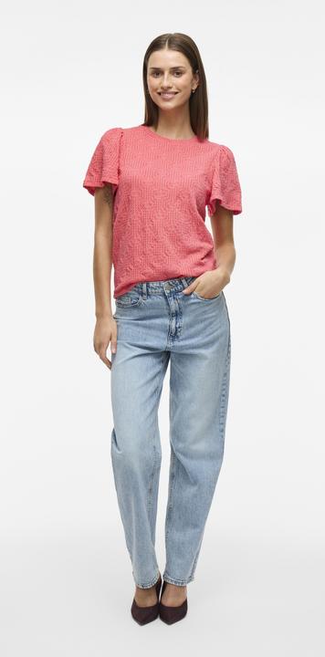 Produktbild Vila Rundhals Oberteil mit kurzen Ärmeln (XL)