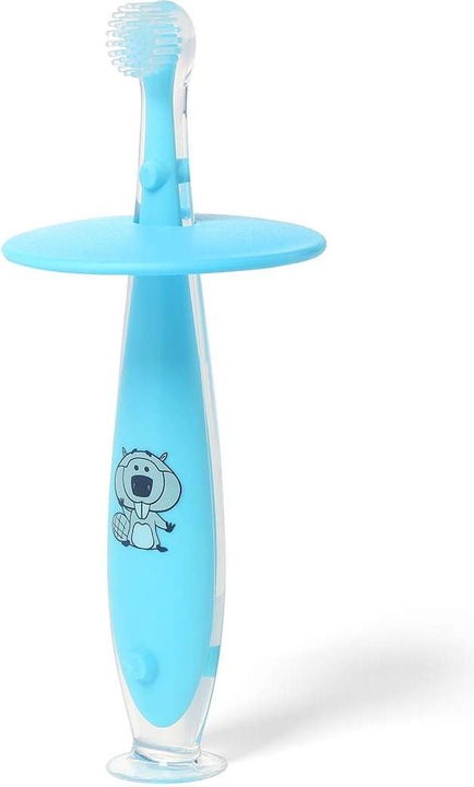 Produktbild Babyono Zahnbürste 6M+ mit Saugnapf (Weich, 1 x)