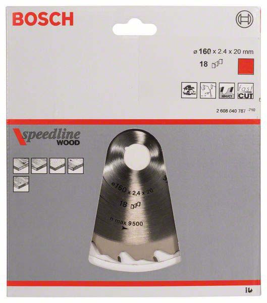 Actual product image Bosch Professional Zubehör PRO Wood circular saw blade, 160 x 2.2 x 20 mm