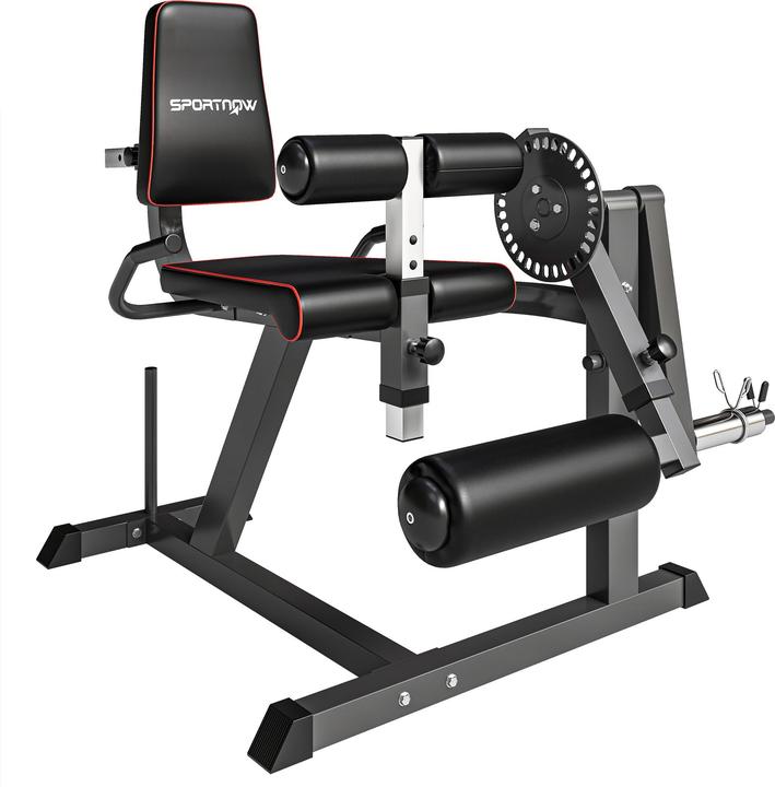 Actual product image SportNow Beinstrecker Stahl Grau+Schwarz