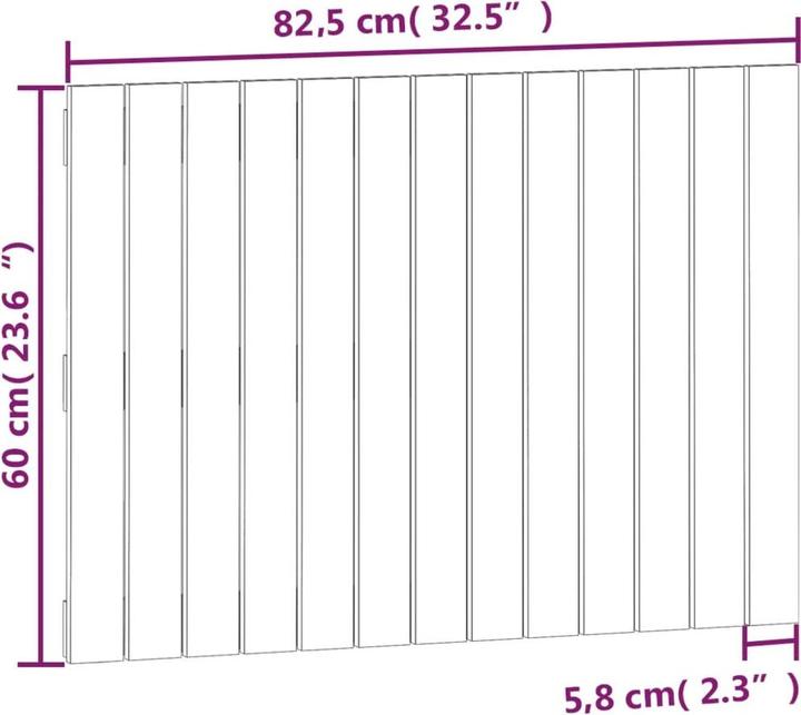 Immagine prodotto vidaXL Chloé (95,5 x 3 x 110 cm)