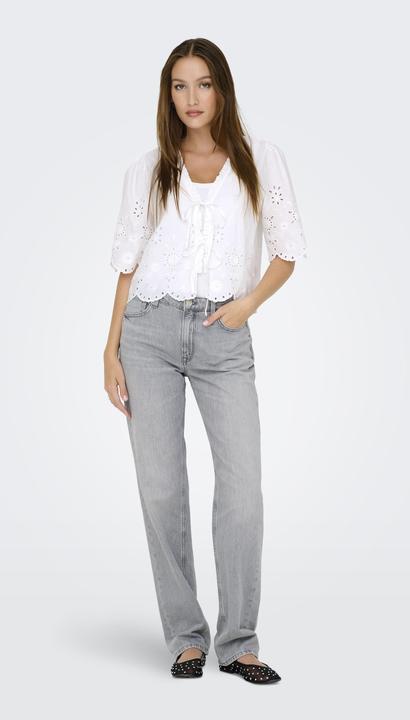 Immagine prodotto Only Onlmiffy S/S Emb Tie Top Os Wvn (S)