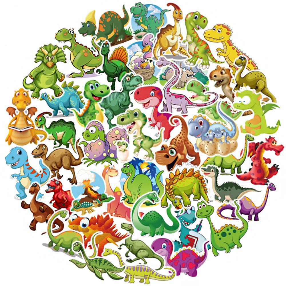 JTI, Sticker, Packung mit Aufklebern - Dinosaurier