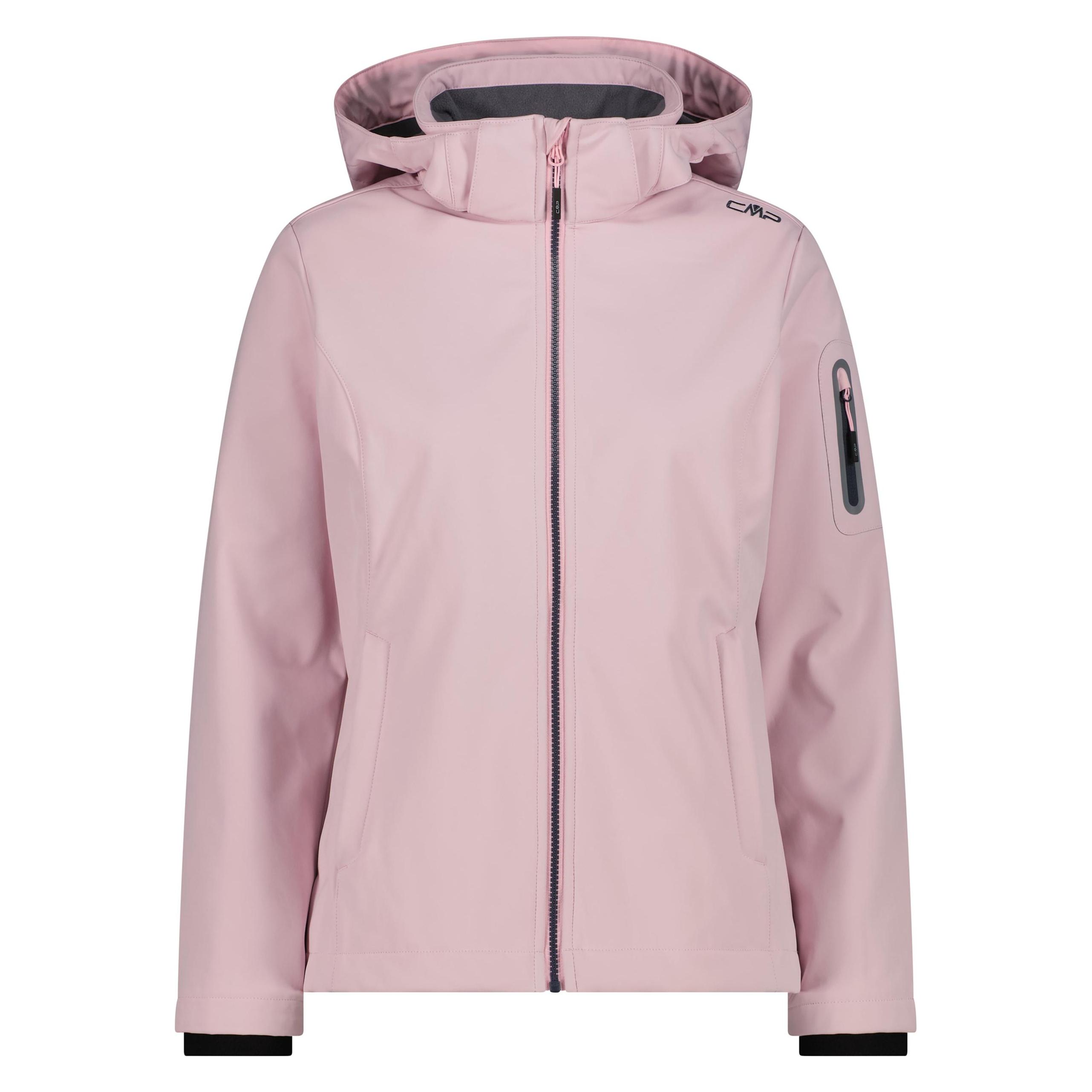 Cmp Campagnolo, Damen, Outdoorjacken, Softshell Hoodie (M), Pink, M