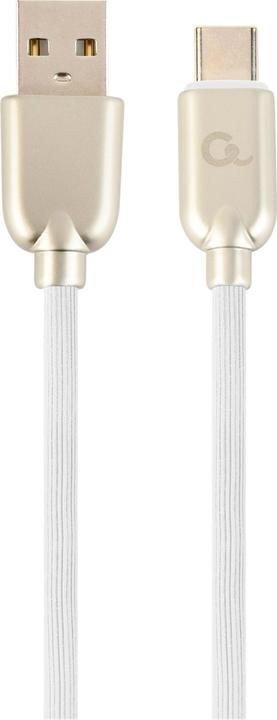 Immagine prodotto Gembird Cablexpert CC-USB2R-AMCM-1M-W Cavo USB USB 2.0 USB A USB C Bianco (1 m, USB 2.0)