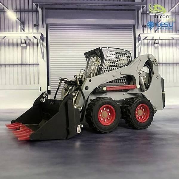 Actual product image Thicon Models 58500 Skid steer loader 1:14 electric RC functional model kit